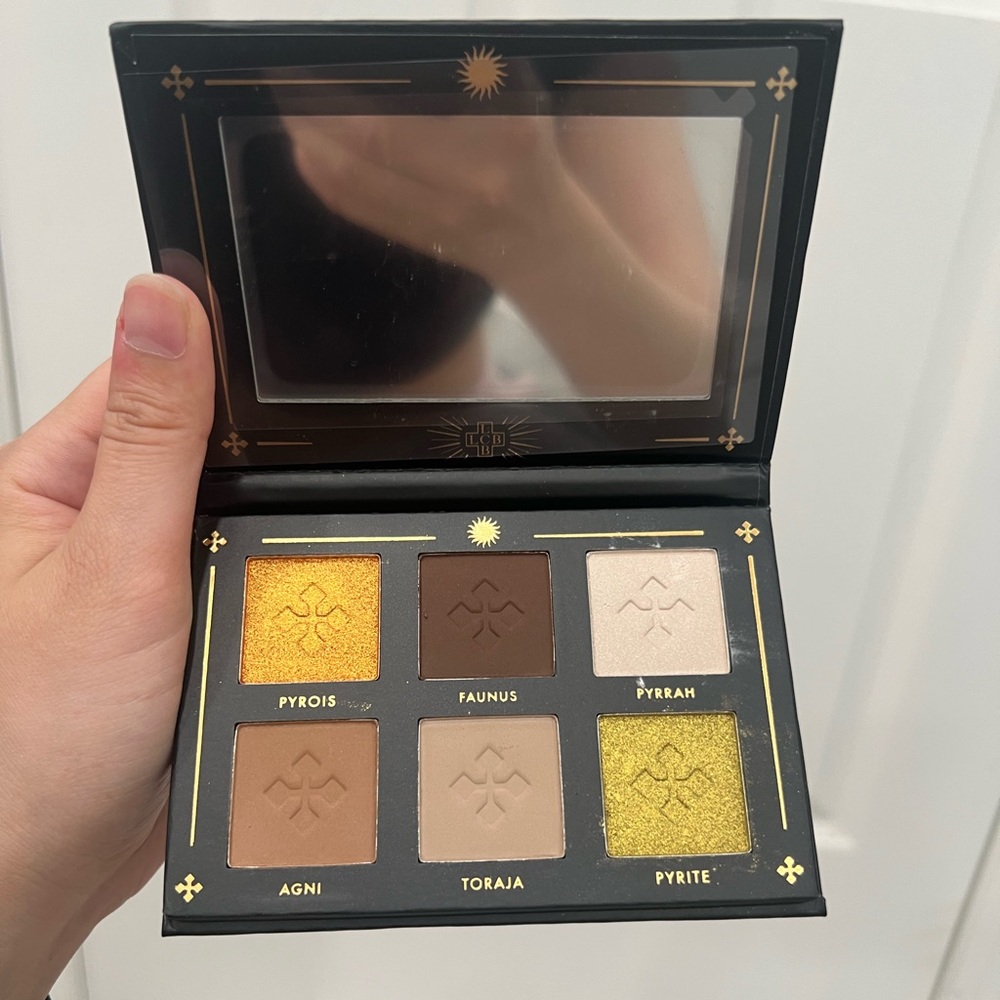 Love Craft Beauty Eyeshadow Palette - Gold & Brown Neutral Shades